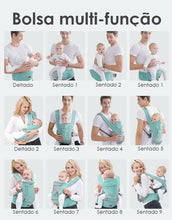 Carregar imagem no visualizador da galeria, Bolsa Canguru Baby Comfort™ 12 em 1