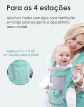 Carregar imagem no visualizador da galeria, Bolsa Canguru Baby Comfort™ 12 em 1