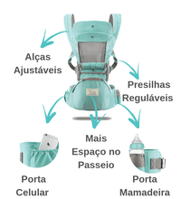 Carregar imagem no visualizador da galeria, Bolsa Canguru Baby Comfort™ 12 em 1